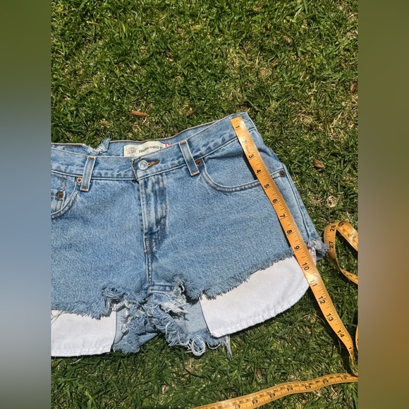 Y2K Vintage 100% Cotton Cut Off Denim Shorts - Picture 8 of 8